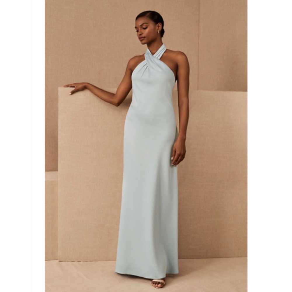 BHLDN Ruby Satin Charmeuse Dress